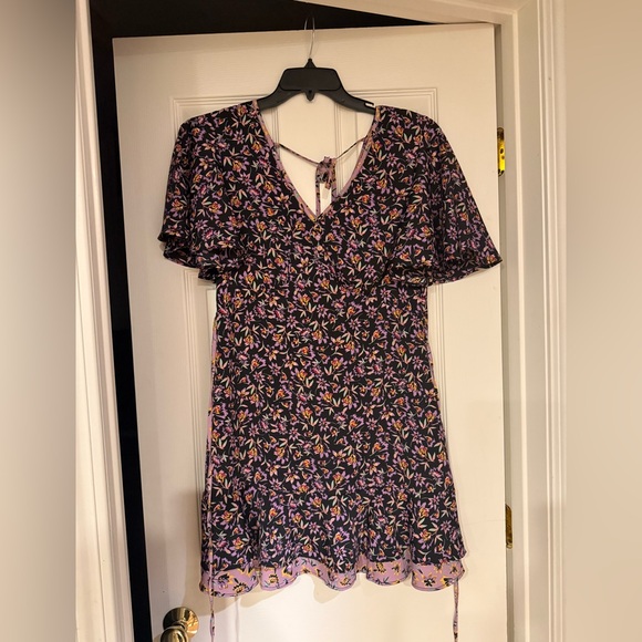 Band Of Gypsies Women’s Floral Mix Print Dress - Picture 3 of 7